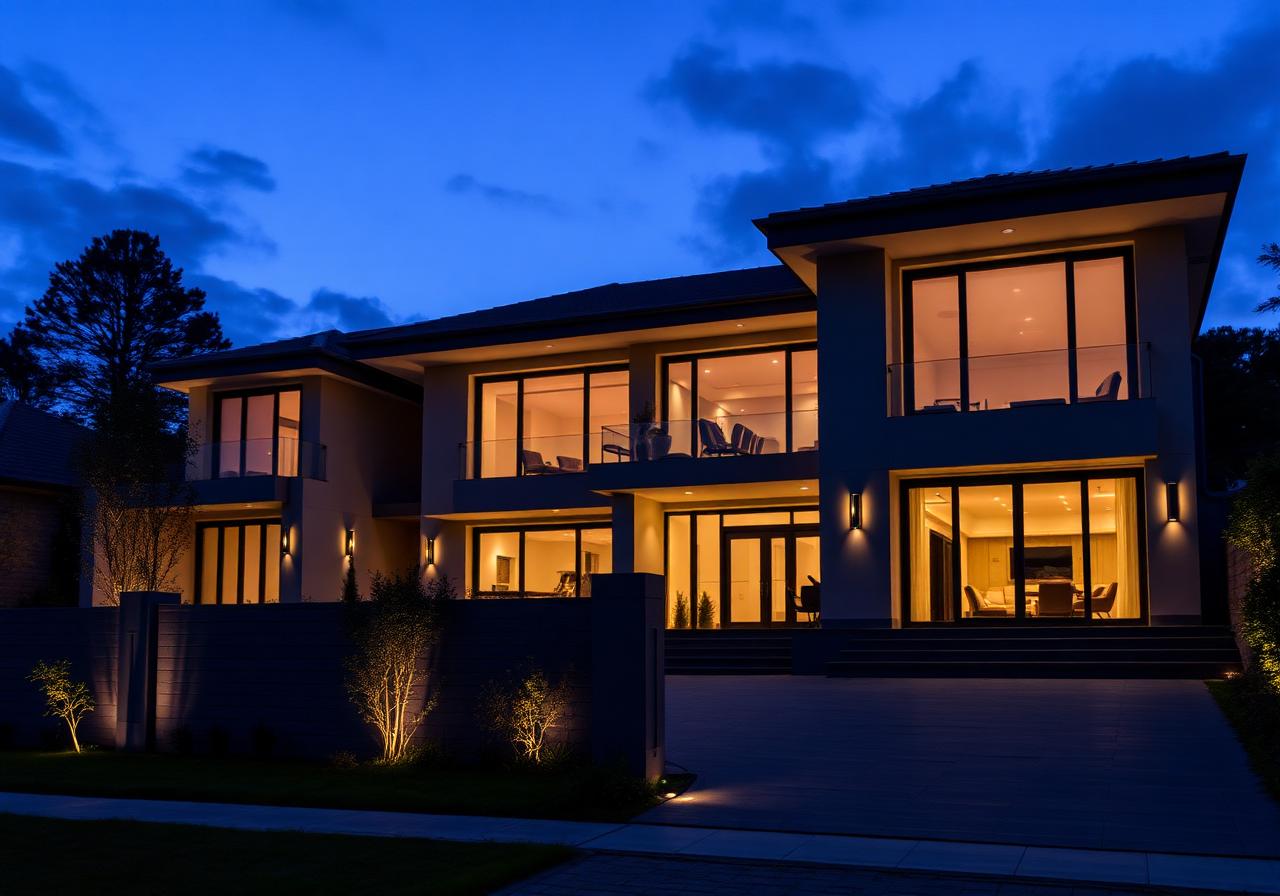 Vrijstaande villa volledig beveiligd